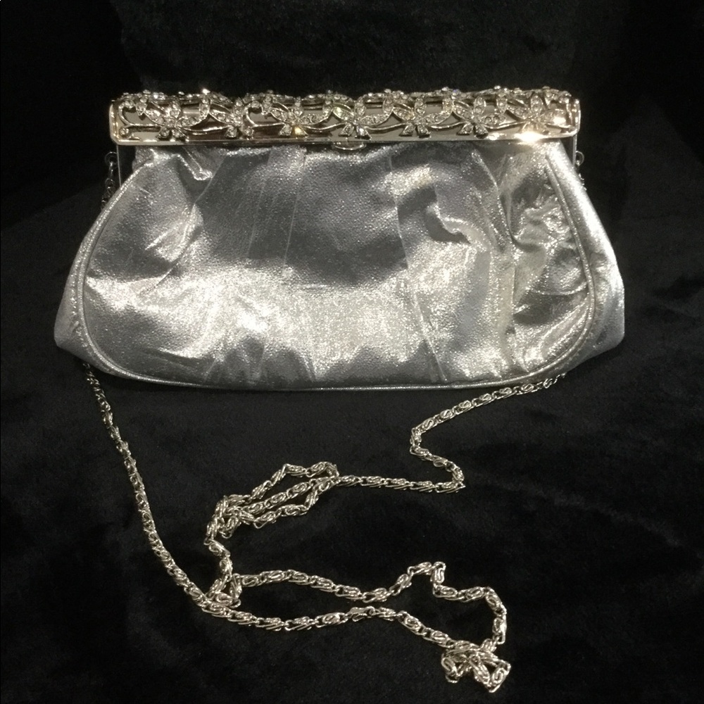 EVENING BAG SILVER